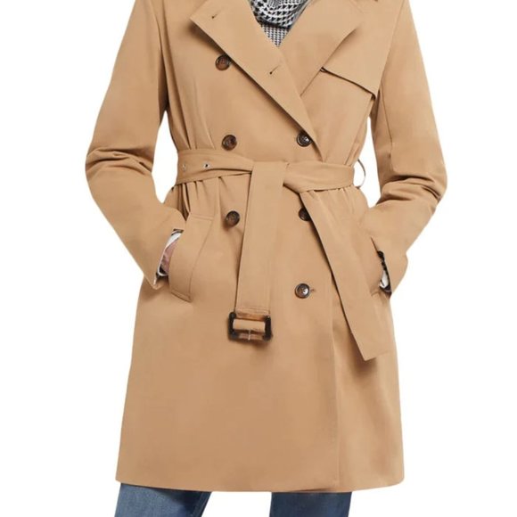Tribal Jackets & Blazers - NWOT Tribal Brand Classic Trench Coat in Nutmeg